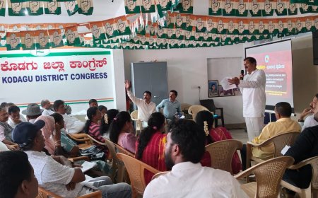 ಜಿಲ್ಲಾ ಕಾಂಗ್ರೆಸ್ ಕಛೇರಿಯಲ್ಲಿ ಎಸ್.ಐ.ಆರ್ ಕಾರ್ಯಾಗಾರ