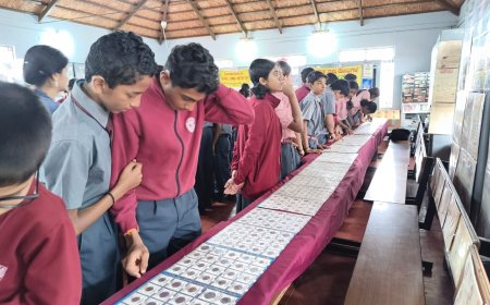 ಕೊಡಗು ವಿದ್ಯಾಲಯದಲ್ಲಿ  ನಾಣ್ಯ ನೋಟುಗಳ ಪ್ರದಶ೯ನ