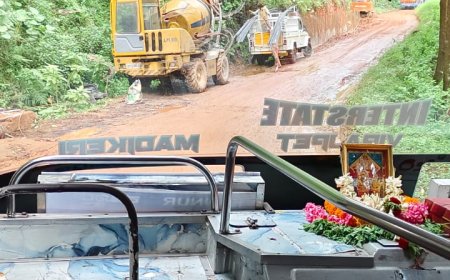 ಚೆಟ್ಟಳ್ಳಿ-ಮಡಿಕೇರಿ ಮಾರ್ಗ: ಮಳೆಗಾಲದಲ್ಲೇ ರಸ್ತೆ ಕಾಮಗಾರಿ, ವಾಹನ ಸವಾರರ ಪರದಾಟ