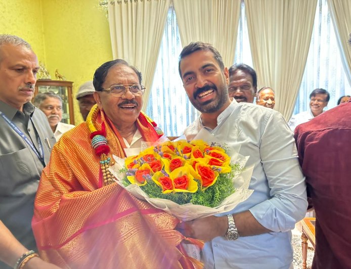 ಉಪಮುಖ್ಯಮಂತ್ರಿ ಡಾ.ಜಿ ಪರಮೇಶ್ವರ್ ಅವರನ್ನು ಭೇಟಿಮಾಡಿದ ಶಾಸಕ ಡಾ.ಮಂತರ್ ಗೌಡ