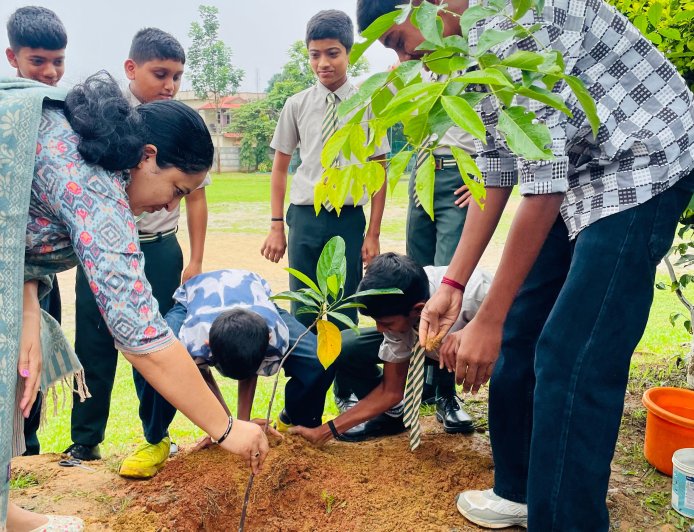 ವಿರಾಜಪೇಟೆ; ಪ್ರಗತಿ ಶಾಲೆಯಲ್ಲಿ ವಿಶ್ವ ಪರಿಸರ ದಿನಾಚರಣೆ