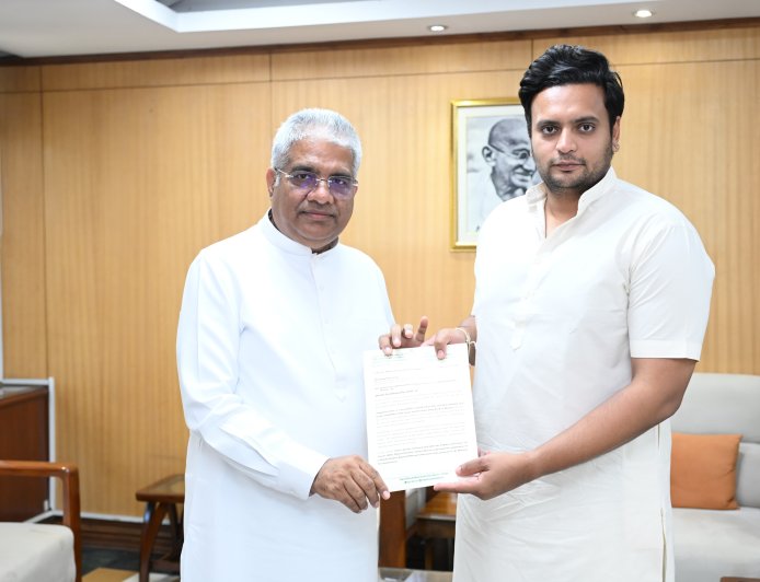 ಕೇಂದ್ರ ಅರಣ್ಯ ಸಚಿವರನ್ನು ಭೇಟಿಯಾದ ಸಂಸದ  ಯದುವೀರ್ ಒಡೆಯರ್;   ಕೊಡಗಿನಲ್ಲಿ ಆನೆ–ಮಾನವ ಸಂಘರ್ಷಕ್ಕೆ ಶಾಶ್ವತ ಪರಿಹಾರಕ್ಕೆ ಮನವಿ