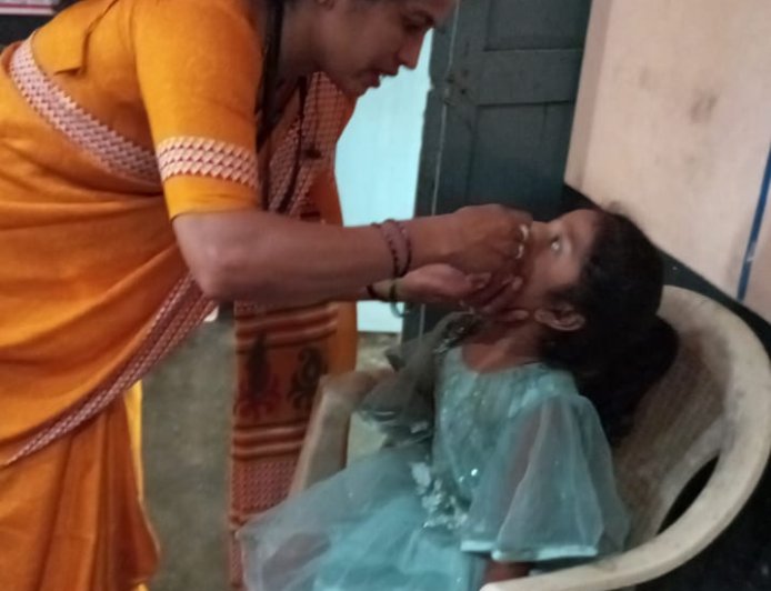 ಮಾಲಂಬಿ ಅಂಗನವಾಡಿಯಲ್ಲಿ ಪಲ್ಸ್ ಪೋಲಿಯೋ ಕಾರ್ಯಕ್ರಮ