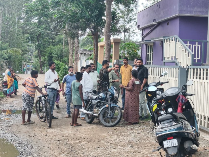 ಸುಂದರನಗರ: ರಸ್ತೆಗೆ ತ್ಯಾಜ್ಯ ನೀರು ಬಿಡುಗಡೆ, ಸಾರ್ವಜನಿಕರಿಂದಲೇ ಕ್ರಮ