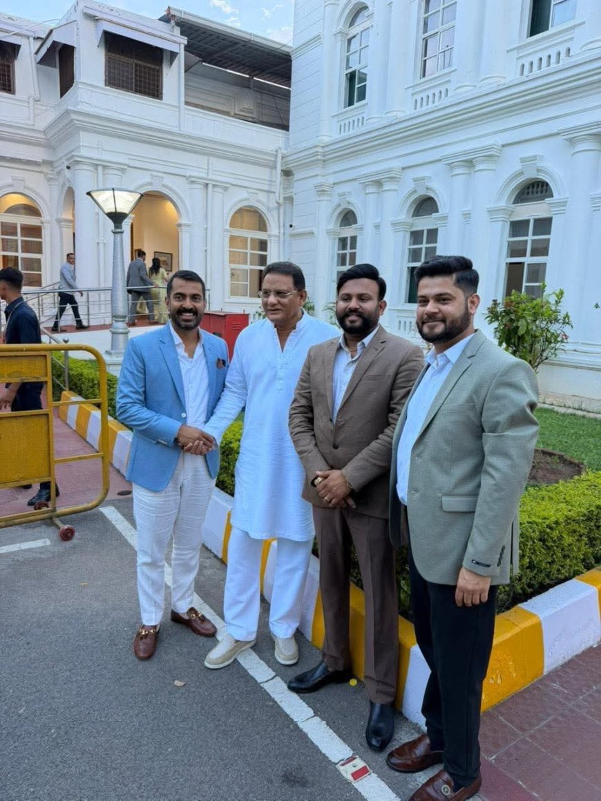 ಭಾರತ ಕ್ರಿಕೆಟ್ ತಂಡದ ಮಾಜಿ ನಾಯಕ ಮೊಹಮ್ಮದ್ ಅಝರುದ್ದೀನ್ ಅವರನ್ನು ಭೇಟಿ ಮಾಡಿದ ಶಾಸಕ ಡಾ.ಮಂತರ್ ಗೌಡ