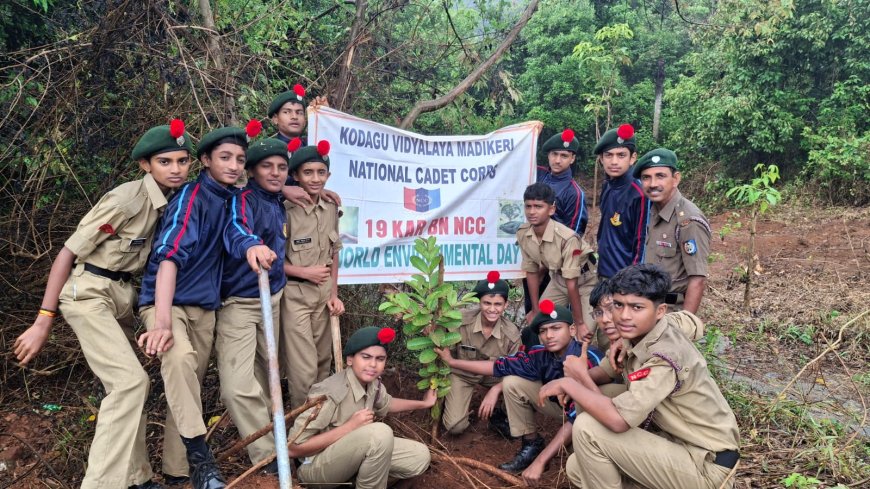 ಕೊಡಗು ವಿದ್ಯಾಲಯದಲ್ಲಿ  ವಿಶ್ವ ಪರಿಸರ ದಿನಾಚರಣೆ