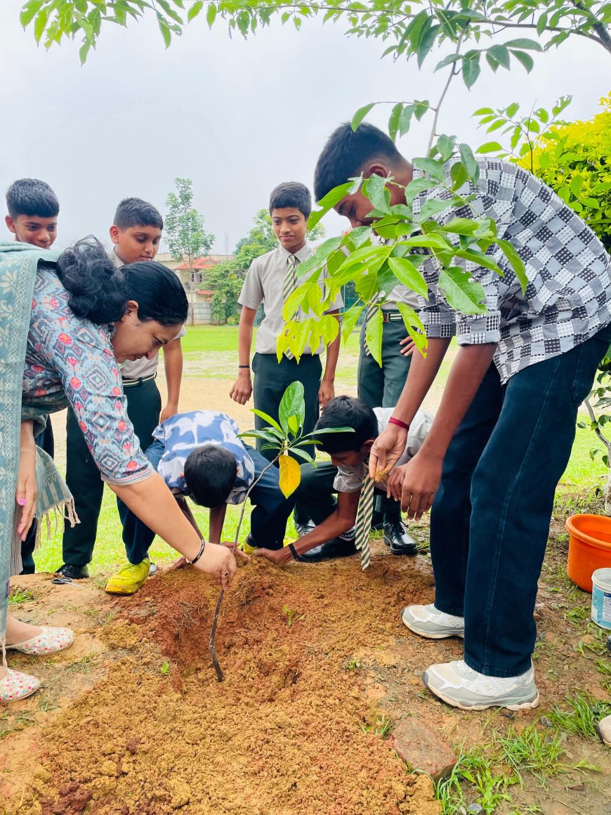 ವಿರಾಜಪೇಟೆ; ಪ್ರಗತಿ ಶಾಲೆಯಲ್ಲಿ ವಿಶ್ವ ಪರಿಸರ ದಿನಾಚರಣೆ