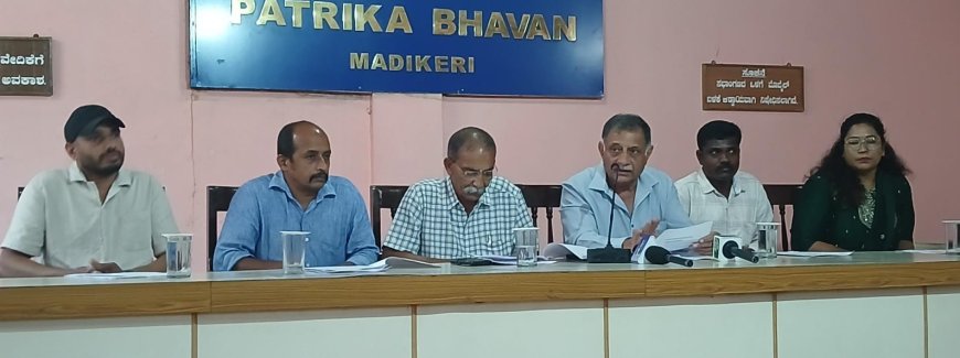 ಕೊಡಗು ಅನಿಯಂತ್ರಿತ ನಗರೀಕರಣದಿಂದ ಅವನತಿಯೆಡೆಗೆ ಸಾಗುತ್ತಿದ್ದು, ಜಿಲ್ಲೆಯ ನೆಲ-ಜಲ ಉಳಿವಿಗೆ ಸರ್ಕಾರ ತುರ್ತು ಕ್ರಮವಹಿಸಬೇಕು: ನಿ.ಕರ್ನಲ್ ಸಿ.ಪಿ.ಮುತ್ತಣ್ಣ ಆಗ್ರಹ