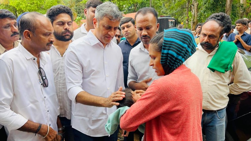 ಕಂದಮ್ಮನ  ಕಣ್ಣಿನ ಗಂಭೀರ ಆರೋಗ್ಯ ಸಮಸ್ಯೆ:ಹೆಚ್ಚಿನ ಚಿಕಿತ್ಸೆಗೆ ನೆರವಿನ ಭರವಸೆ ನೀಡಿದ ಶಾಸಕ ಪೊನ್ನಣ್ಣ
