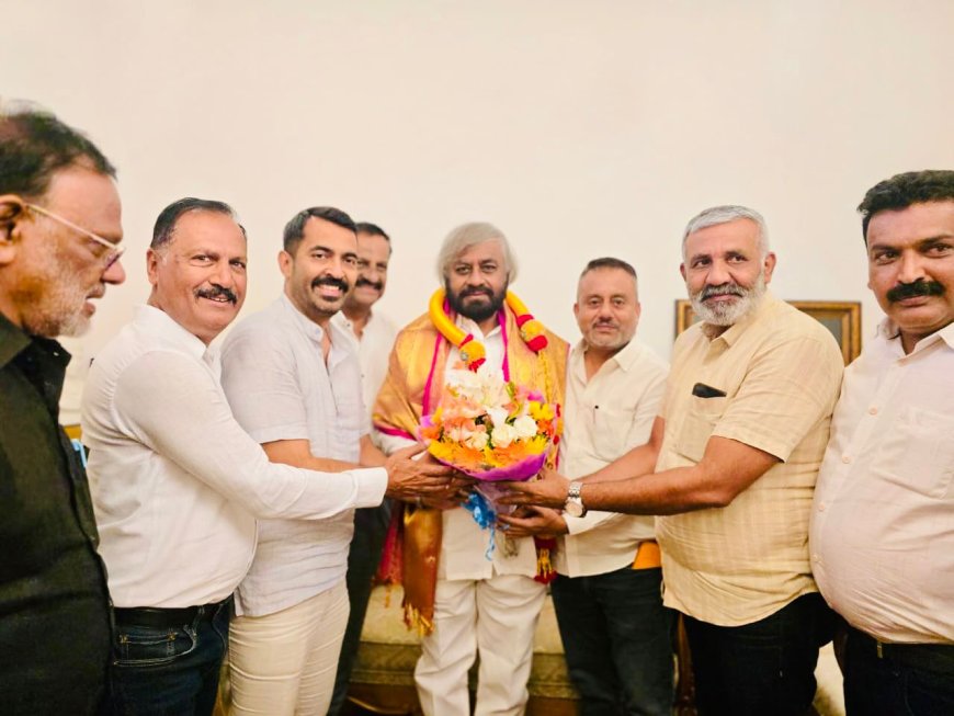 ಸಚಿವ ಈಶ್ವರ ಖಂಡ್ರೆ ಅವರನ್ನು ಭೇಟಿ ಮಾಡಿದ ಶಾಸಕ ಡಾ.ಮಂತರ್ ಗೌಡ