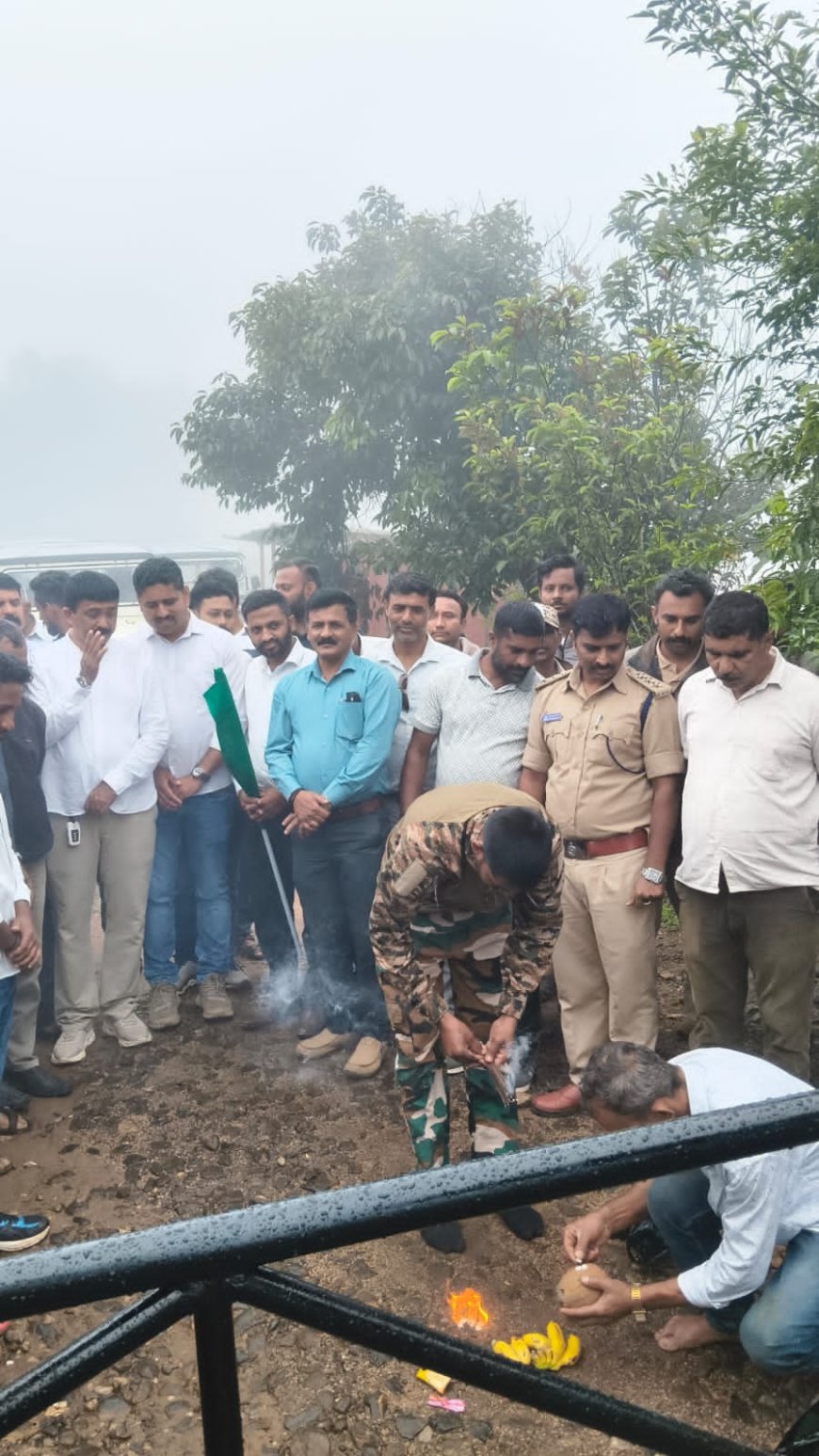 ಪ್ರವಾಸಿತಾಣ ಮಾಂದಲಪಟ್ಟಿಗೆ 60 ಲಕ್ಷ ರೂ ವೆಚ್ಚದಲ್ಲಿ ಸುಸಜ್ಜಿತ ರಸ್ತೆ;ಶಾಸಕ ಡಾ ಮಂತರ್ ಗೌಡ ನಿರ್ದೇಶನದ ಮೇರೆಗೆ ರಸ್ತೆ ನಿರ್ಮಾಣ