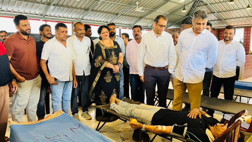 ವಿರಾಜಪೇಟೆಯಲ್ಲಿ ಸಹಾರ ಫ್ರೆಂಡ್ಸ್ ರಕ್ತದಾನ ಶಿಬಿರ ಉದ್ಘಾಟಿಸಿದ ಶಾಸಕ ಎಎಸ್ ಪೊನ್ನಣ್ಣ