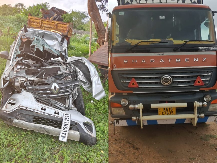 ಮಂಡ್ಯದಲ್ಲಿ ಭೀಕರ ಅಪಘಾತ: ಮಡಿಕೇರಿ ಎಸ್‌ಪಿ ಕಚೇರಿ ಸಿಬ್ಬಂದಿಗೆ ಗಾಯ