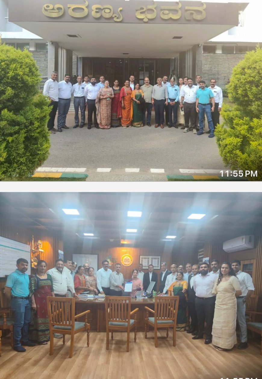 ಕೊಡಗಿನಲ್ಲಿ ಮಾನವ-ವನ್ಯಜೀವಿ ಸಂಘರ್ಷ:  ಕೊಡವ ಸಮಾಜ ಬೆಂಗಳೂರು ನಿಯೋಗದಿಂದ ಅರಣ್ಯಾಧಿಕಾರಿಗಳ ಭೇಟಿ