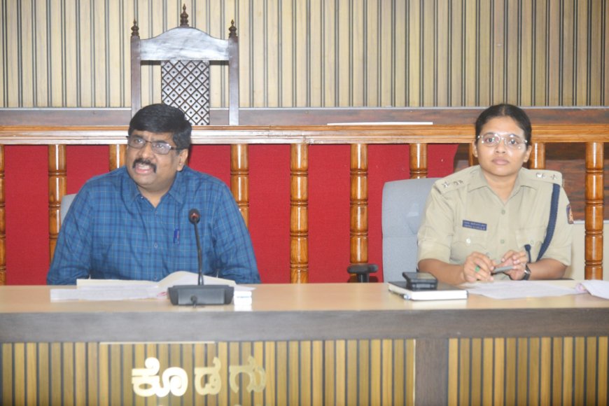 ಜಿಲ್ಲಾ ರಸ್ತೆ ಸುರಕ್ಷತಾ ಸಮಿತಿ ಸಭೆ ಮಳೆಗಾಲದಲ್ಲಿ ಅಪಘಾತ ಸಂಭವಿಸದಂತೆ ಎಚ್ಚರ ವಹಿಸಿ: ಜಿಲ್ಲಾಧಿಕಾರಿ ಸೋಮಶೇಖರ್
