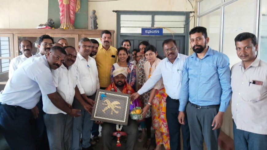 ಉಪ ನಿರ್ದೇಶಕರಾಗಿ ಬಡ್ತಿ; ಗುರುಸ್ವಾಮಿಗೆ ಬೀಳ್ಕೊಡುಗೆ