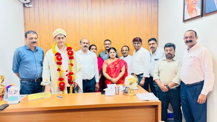 ಶಾಸಕ ಎ.ಎಸ್  ಪೊನ್ನಣ್ಣಗೆ ಶಿಕ್ಷಕರ ಸಂಘದ ನೂತನ ಪದಾಧಿಕಾರಿಗಳಿಂದ ಸನ್ಮಾನ