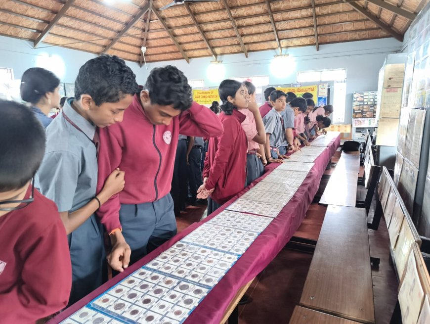 ಕೊಡಗು ವಿದ್ಯಾಲಯದಲ್ಲಿ  ನಾಣ್ಯ ನೋಟುಗಳ ಪ್ರದಶ೯ನ