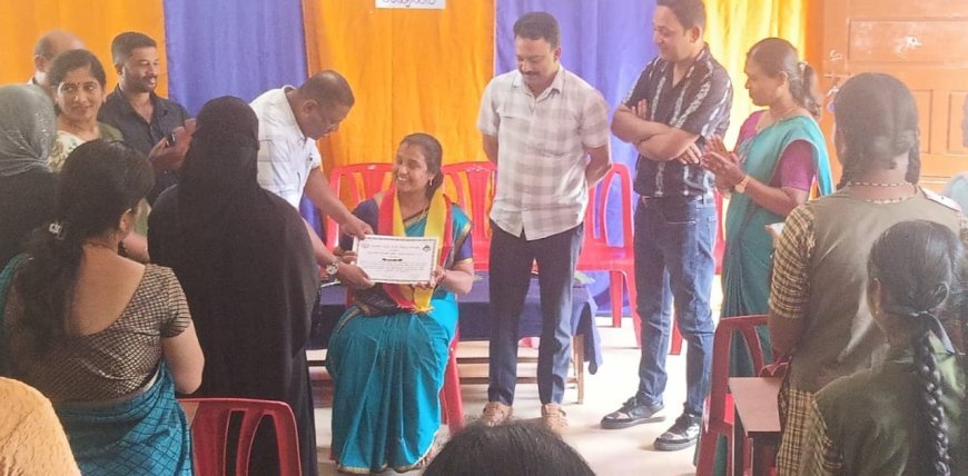 ಕನ್ನಡ ಶಿಕ್ಷಕಿ ಪಿ.ಎಸ್. ಭವ್ಯ ಅವರಿಗೆ  ಸನ್ಮಾನ