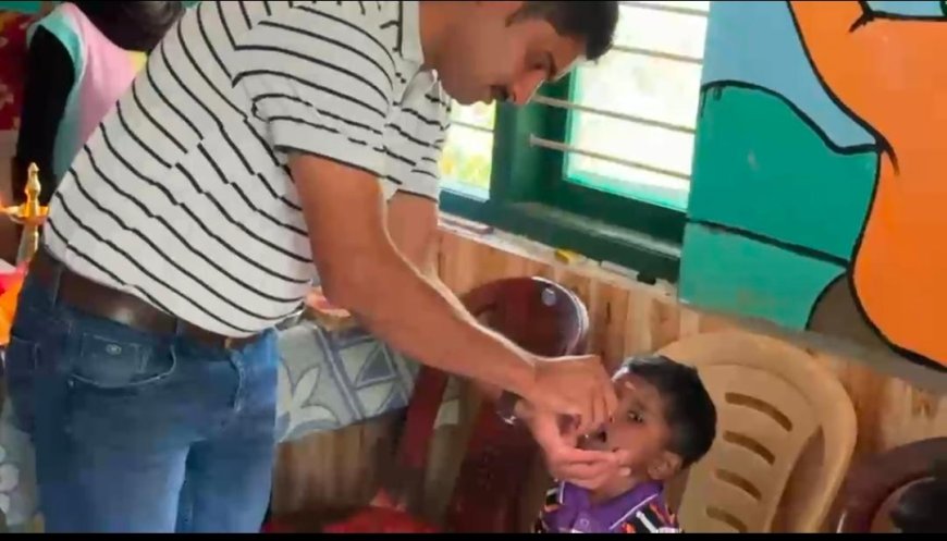 ಕರ್ಣಂಗೇರಿಯಲ್ಲಿ ಪಲ್ಸ್ ಪೋಲಿಯೋ ಕಾರ್ಯಕ್ರಮಕ್ಕೆ ಚಾಲನೆ