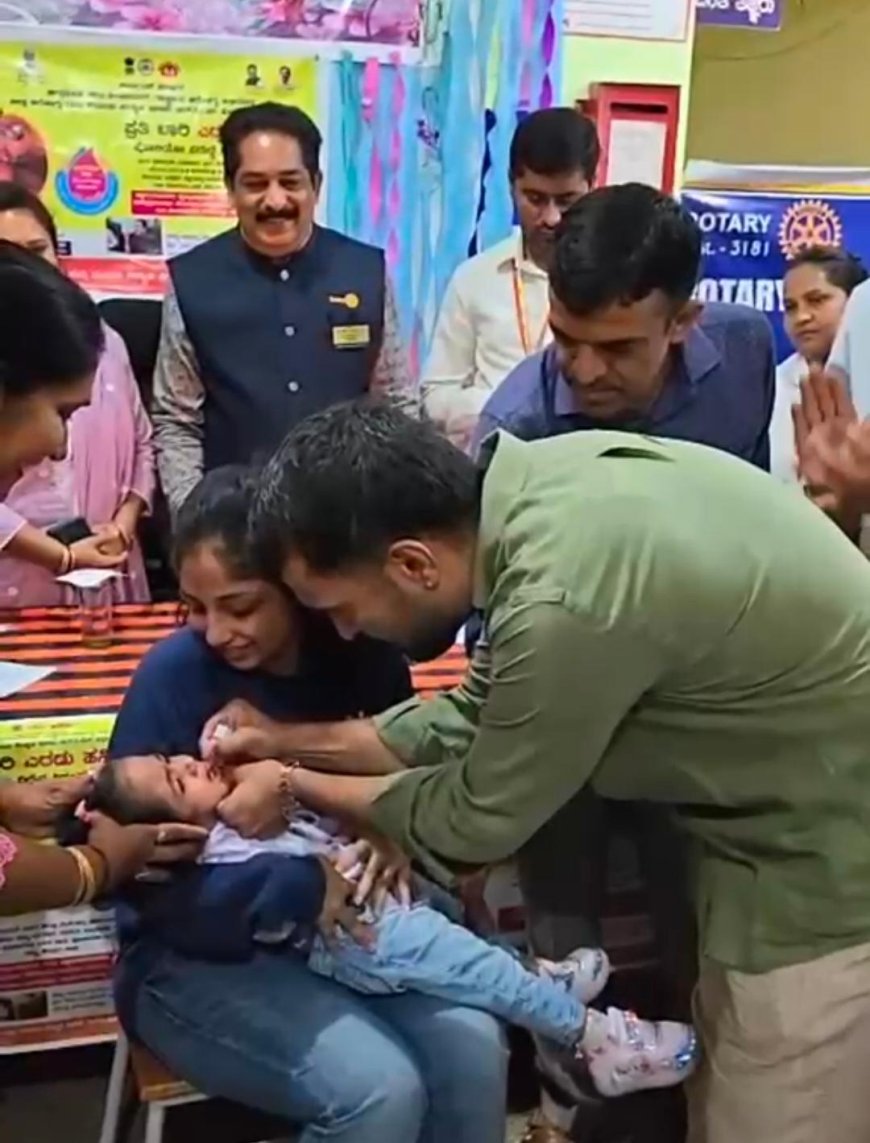 ಸೋಮವಾರಪೇಟೆಯಲ್ಲಿ ಪಲ್ಸ್ ಪೋಲಿಯೋಗೆ ಚಾಲನೆ: ಶಾಸಕ ಡಾ. ಮಂತರ್ ಗೌಡರಿಂದ ಮಕ್ಕಳಿಗೆ ಹನಿ