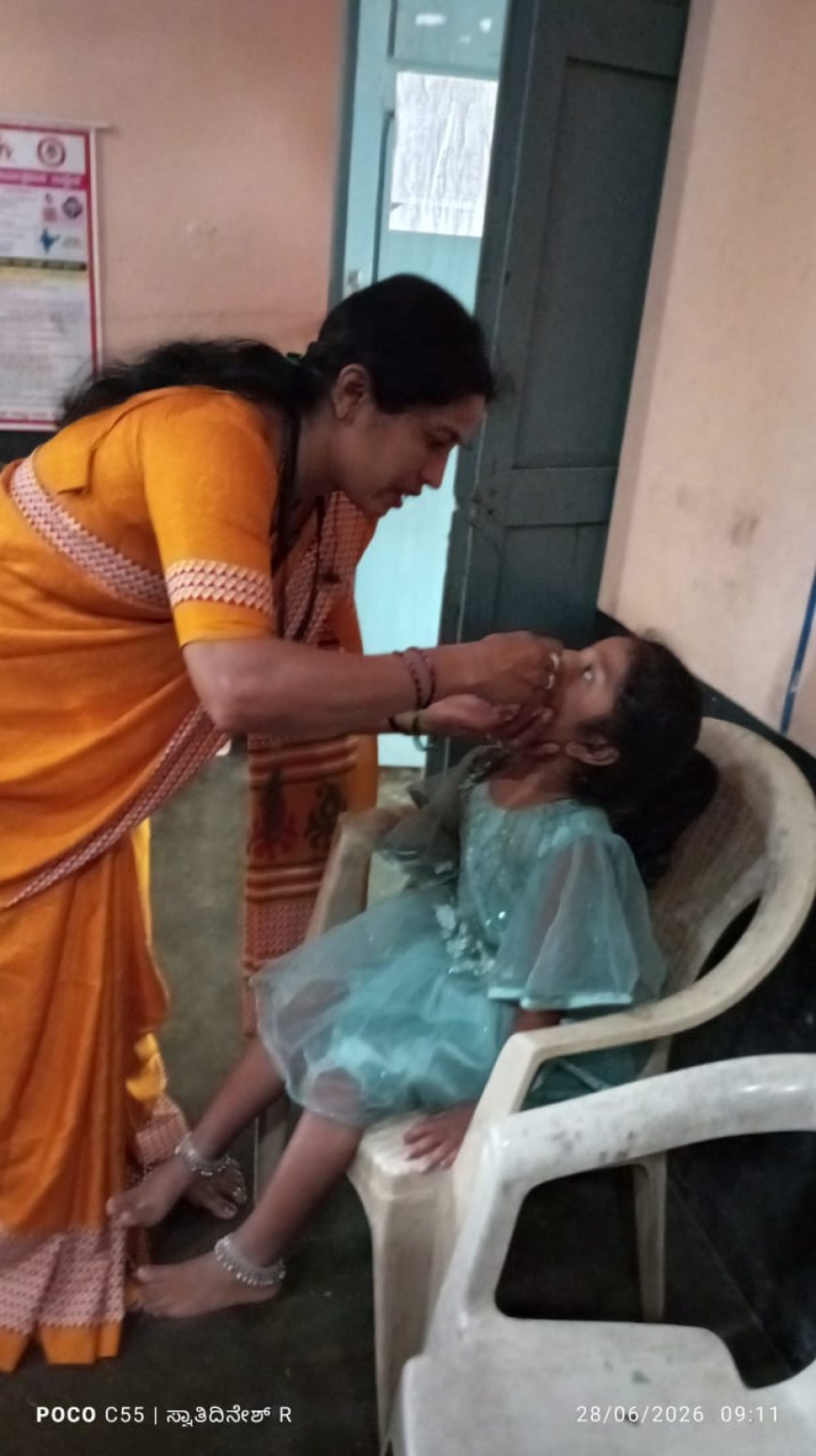 ಮಾಲಂಬಿ ಅಂಗನವಾಡಿಯಲ್ಲಿ ಪಲ್ಸ್ ಪೋಲಿಯೋ ಕಾರ್ಯಕ್ರಮ