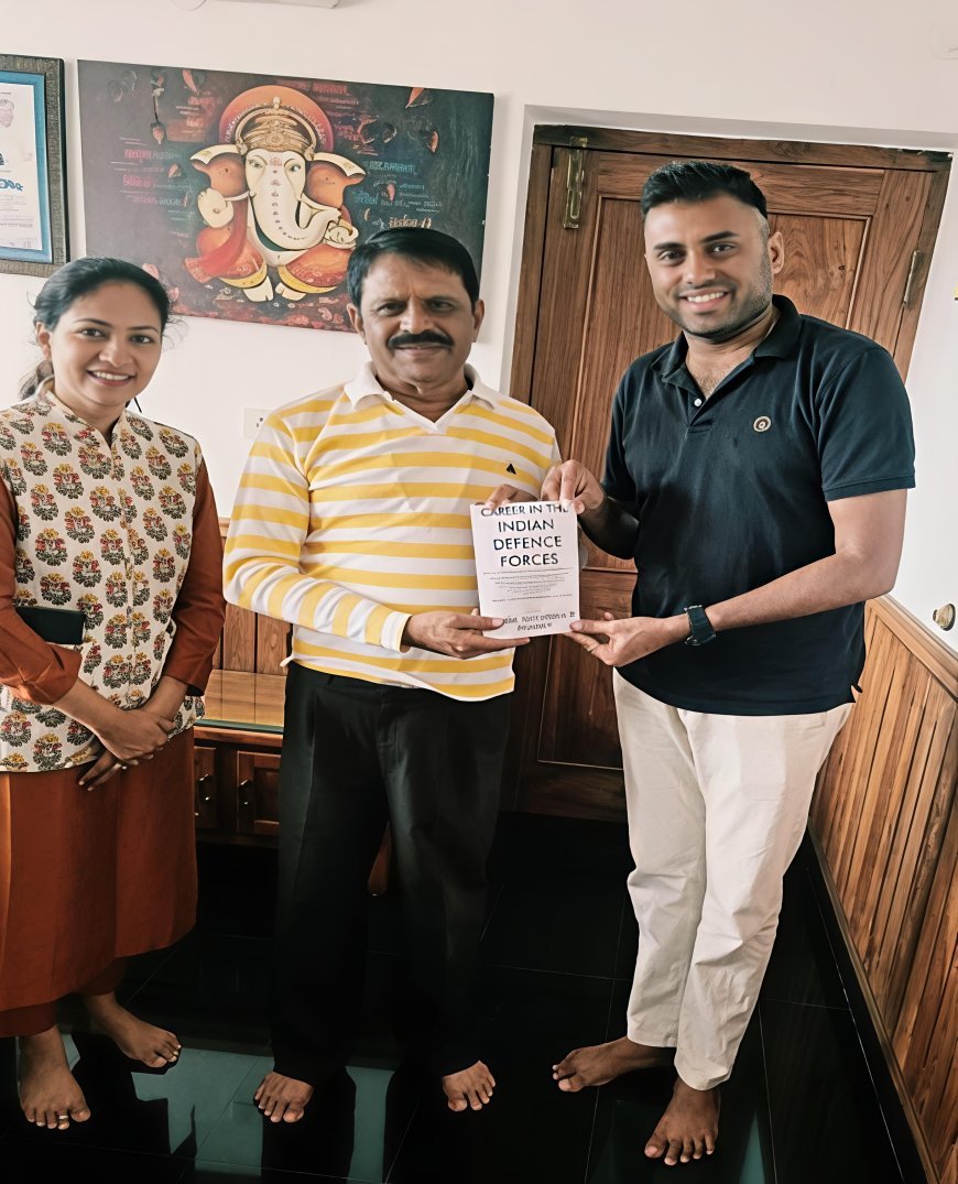 ಕೆರಿಯರ್ ಇನ್ ‌ದ ಇಂಡಿಯನ್ ಡಿಫೆನ್ಸ್ ಫೋರ್ಸ್' ಕೃತಿ ಅರ್ಪಣೆ