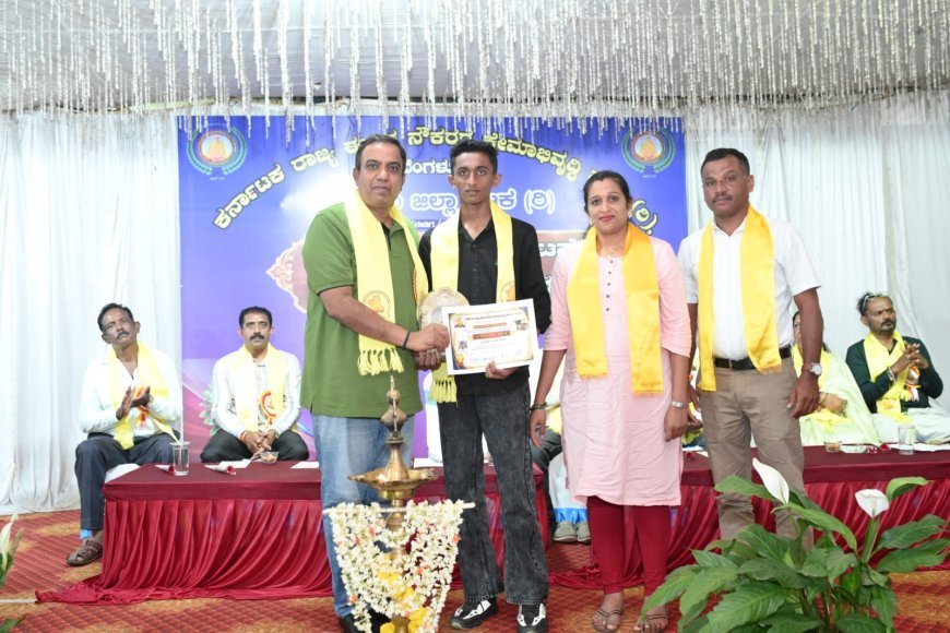 ಎಸ್‌ಎಸ್‌ಎಲ್‌ಸಿ ಸಾಧಕ ವಿದ್ಯಾರ್ಥಿ ಬಿ.ಆರ್. ಭವಿಷ್‌ಗೆ ಪ್ರತಿಭಾ ಪುರಸ್ಕಾರ ಸನ್ಮಾನ