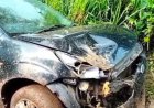 ವಿರಾಜಪೇಟೆ: ನಿಯಂತ್ರಣ ತಪ್ಪಿ ಕಾರು  ಪಲ್ಟಿ