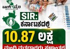 SIR:ಕರ್ನಾಟಕದಲ್ಲಿ 10.87 ಲಕ್ಷ ಮಂದಿ ಮತದಾರರು ಸ್ಥಳಾಂತರ