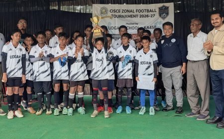 ಉದ್ಗಮ್ ಶಾಲೆಯಲ್ಲಿ ವಲಯ ಮಟ್ಟದ ಫುಟ್ಬಾಲ್ ಕ್ರೀಡಾಕೂಟ