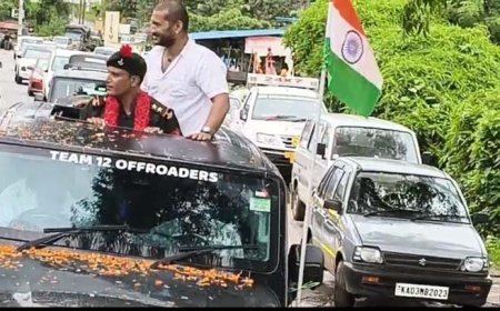 ಸೇನೆಯಲ್ಲಿ 28 ವರ್ಷಗಳ ಕಾಲ ಸೇವೆ ಸಲ್ಲಿಸಿ ನಿವೃತ್ತಿ ಹೊಂದಿದ  ಎಚ್.ಎ. ಸತೀಶ್ ಅವರಿಗೆ ಅದ್ಧೂರಿ ಸ್ವಾಗತ