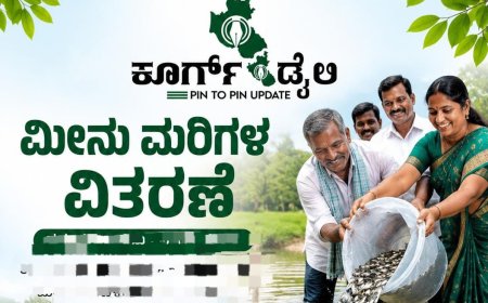 ಮೀನು ಮರಿಗಳ ವಿತರಣೆ
