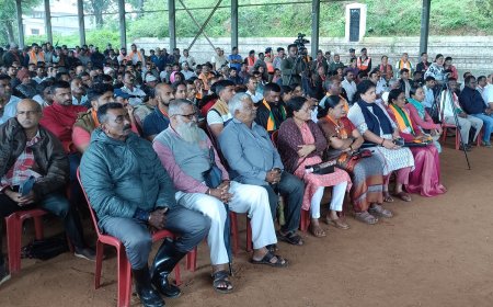 ರಾಜ್ಯ ಸರ್ಕಾರದ ವಿರುದ್ಧ ಬಿಜೆಪಿ ನೇತೃತ್ವದಲ್ಲಿ ಮಡಿಕೇರಿಯಲ್ಲಿ ಬೃಹತ್ ಜನಾಕ್ರೋಶ ಪ್ರತಿಭಟನಾ ಸಭೆ