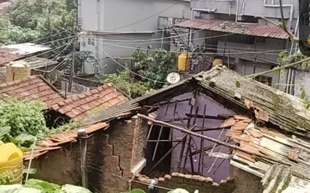 ಸುಂಟಿಕೊಪ್ಪ:ಗಾಳಿ ಮಳೆಗೆ ವಾಸದ ಮನೆಯ ಗೋಡೆ ಕುಸಿತ