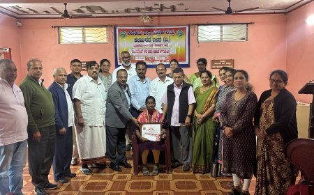 ಲೇಖಕರ, ಕಲಾವಿದರ ಬಳಗದ ವತಿಯಿಂದ ನಿಡ್ತ ಪ್ರೌಢಶಾಲೆಯ ವಿದ್ಯಾರ್ಥಿನಿ‌ ಪೂರ್ವಿಕಳಿಗೆ ಟಿ.ಪಿ.ರಮೇಶ್ ದತ್ತಿ ಪ್ರಶಸ್ತಿ ಪ್ರದಾನ