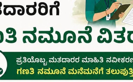 ಕೊಡಗು:4.46‌ ಲಕ್ಷ ಮಂದಿಗೆ ಮತದಾರರ ಎನ್ಯುಮರೇಶನ್ ಫಾರ್ಮ್ ವಿತರಣೆ
