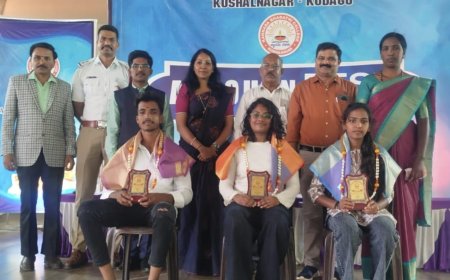 ಕುಶಾಲನಗರ : ಸ್ವಾಗತ,ಪ್ರತಿಭಾ ಪುರಸ್ಕಾರ,ಶೈಕ್ಷಣಿಕ,ಕ್ರೀಡೆ ಹಾಗೂ ಎನ್ಎಸ್ಎಸ್ ಚಟುವಟಿಕೆಗಳ ಆರೋಹಣ ಕಾರ್ಯಕ್ರಮ