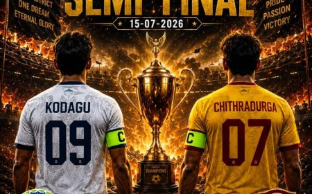 ಮಂಡ್ಯ ವಿರುದ್ಧ 3-0 ಭರ್ಜರಿ ಜಯ; ಸೆಮಿಫೈನಲ್‌ಗೆ ಲಗ್ಗೆ ಇಟ್ಟ ಕೊಡಗು ತಂಡ