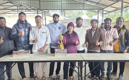 ಜಿಲ್ಲಾ ಮಟ್ಟದ ಪತ್ರಕರ್ತರ ಕೆಸರುಗದ್ದೆ ಕ್ರೀಡಾಕೂಟ: ನಾಟಿ ಬಾಯ್ಸ್, ಮಡ್ ಕಮಾಂಡೋಸ್ ತಂಡಕ್ಕೆ ಚಾಂಪಿಯನ್ ಪಟ್ಟ