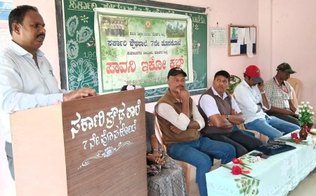ಏಳನೇ ಹೊಸಕೋಟೆ ಸರ್ಕಾರಿ ಪ್ರೌಢಶಾಲೆಯಲ್ಲಿ ಜಲ ಸಂರಕ್ಷಣೆ ಕುರಿತು‌ ಜಾಗೃತಿ
