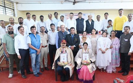 ಮಡಿಕೇರಿ ರೋಟರಿ ವುಡ್ಸ್ ನಿಂದ  ಯೋಧ ನಮನ:ಸೈನಿಕ ದಂಪತಿಗೆ ಸನ್ಮಾನ