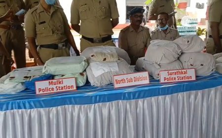 450 ಕೆಜಿ ಗಾಂಜಾ, 43 ಕೆಜಿ MDMA ಸುಟ್ಟು ಭಸ್ಮ