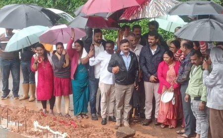 ಡಾ ಮಂತರ್ ಗೌಡ ರವರಿಂದ50 ಲಕ್ಷ ರೂ ವೆಚ್ಚದ ತಡೆಗೋಡೆ ಲೋಕಾರ್ಪಣೆ