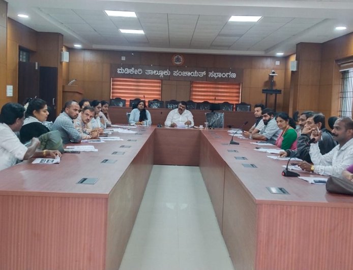 ಮಡಿಕೇರಿ:ಗ್ಯಾರಂಟಿ ಯೋಜನೆಗಳ ತಾಲ್ಲೂಕು ಸಮಿತಿ ಸಭೆ