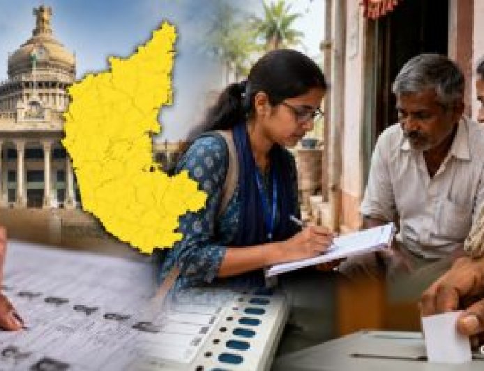 ಕರ್ನಾಟಕದಲ್ಲಿ SIR:ಮೂರು ಕೋಟಿಗೂ ಅಧಿಕ ಎನ್ಯುಮರೇಶನ್ ಫಾರ್ಮ್ ವಿತರಣೆ