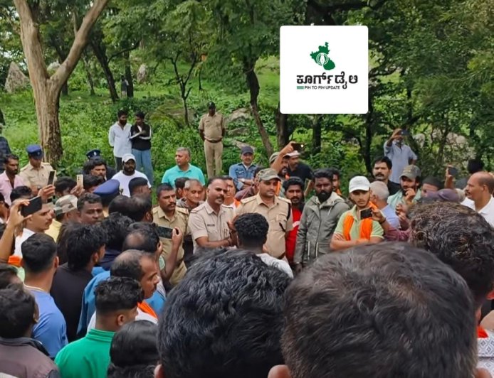 ಸಿದ್ದೇಶ್ವರ ದೇವಾಲಯದ ಆವರಣದಲ್ಲಿ ಅನಧಿಕೃತ ಸಮಾಧಿ:ಹಿಂದೂಪರ ಸಂಘಟನೆಗಳಿಂದ ಪ್ರತಿಭಟನೆ