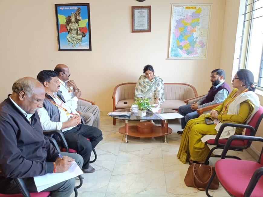 ಕನ್ನಡ ಜಾಗೃತಿ ಸಮಿತಿ ಸಭೆ ನಾಮಫಲಕದಲ್ಲಿ ಶೇ.60 ರಷ್ಟು ಕನ್ನಡ ಭಾಷೆ ಬಳಕೆ ಕಡ್ಡಾಯ: ಸಹನಾ ಹಾದಿಮನಿ