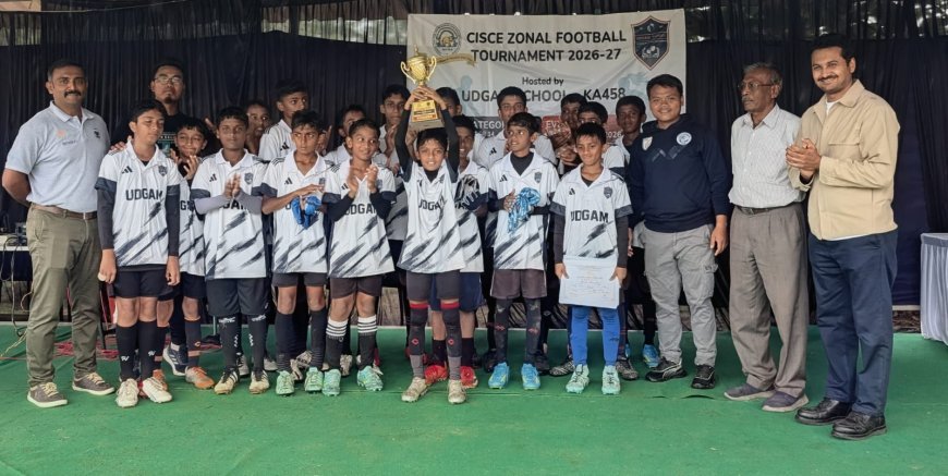 ಉದ್ಗಮ್ ಶಾಲೆಯಲ್ಲಿ ವಲಯ ಮಟ್ಟದ ಫುಟ್ಬಾಲ್ ಕ್ರೀಡಾಕೂಟ