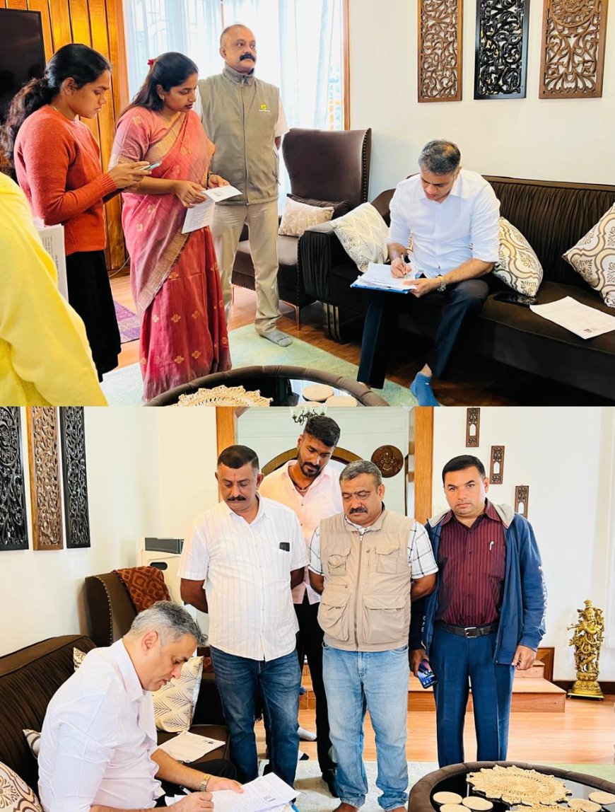 SIR ನಲ್ಲಿ ಶಾಸಕ ಪೊನ್ನಣ್ಣ ಭಾಗಿ: ಮತದಾರರ ಪಟ್ಟಿ ಪರಿಷ್ಕರಣೆಗೆ ಕರೆ